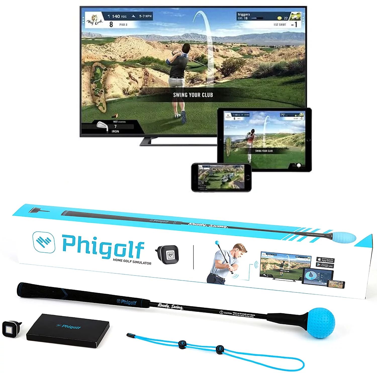 Phigolf Golf Simulator - Portable & Affordable Mobile Golf Simulator - Walmart.com | Walmart (US)