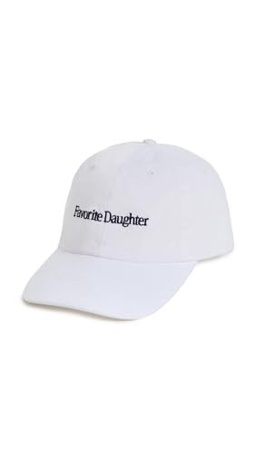 Favorite Daughter Women's Classic Logo Baseball Cap, White, One Size | Amazon (US)
