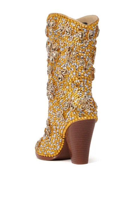 AZALEA WANG CONSUELOS EMBELLISHED WESTERN BOOTIE | AKIRA