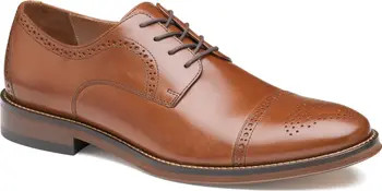 Johnston & Murphy Sutton Cap Toe Medallion Derby (Men) | Nordstrom | Nordstrom
