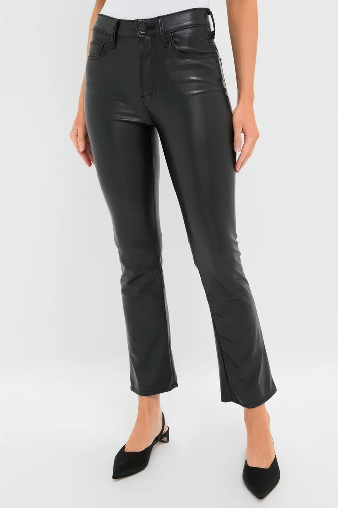 Exclusive Black Faux Leather The Insider Flood | Tuckernuck (US)