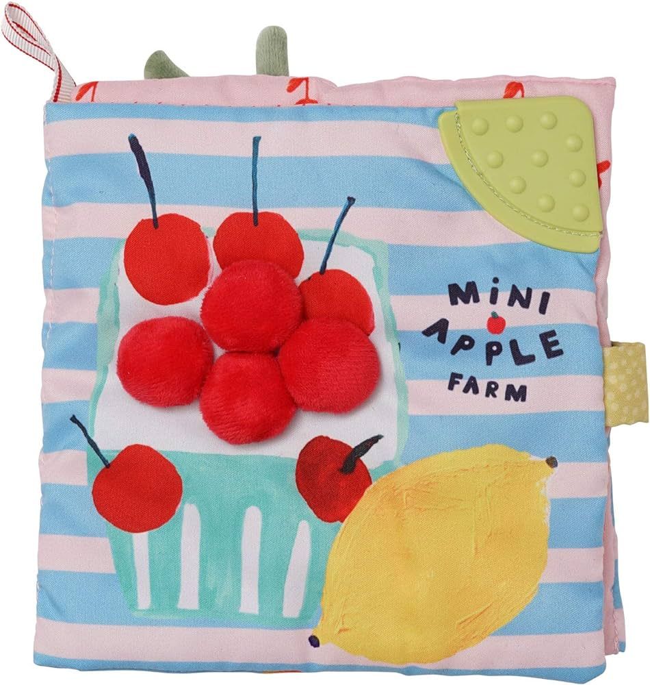 Manhattan Toy Mini-Apple Farm Soft Activity Crinkle Book for Baby & Toddler with Discovery Mirror... | Amazon (US)
