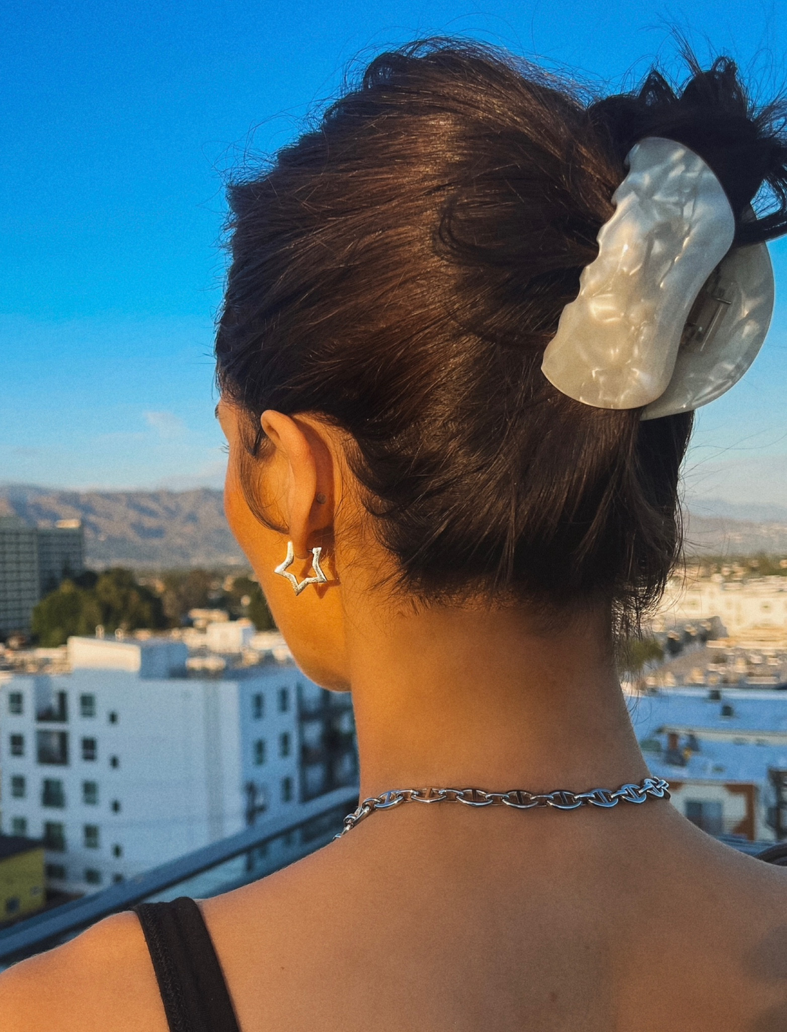 Stars. Earrings. Earrings that are stars. STAR EARRINGS! I always wear simple earrings but my sister took this ~candid~ pic of me and I think I’m an earring girl now. And silver jewelry! 

#LTKstyletip #LTKbeauty #LTKGiftGuide