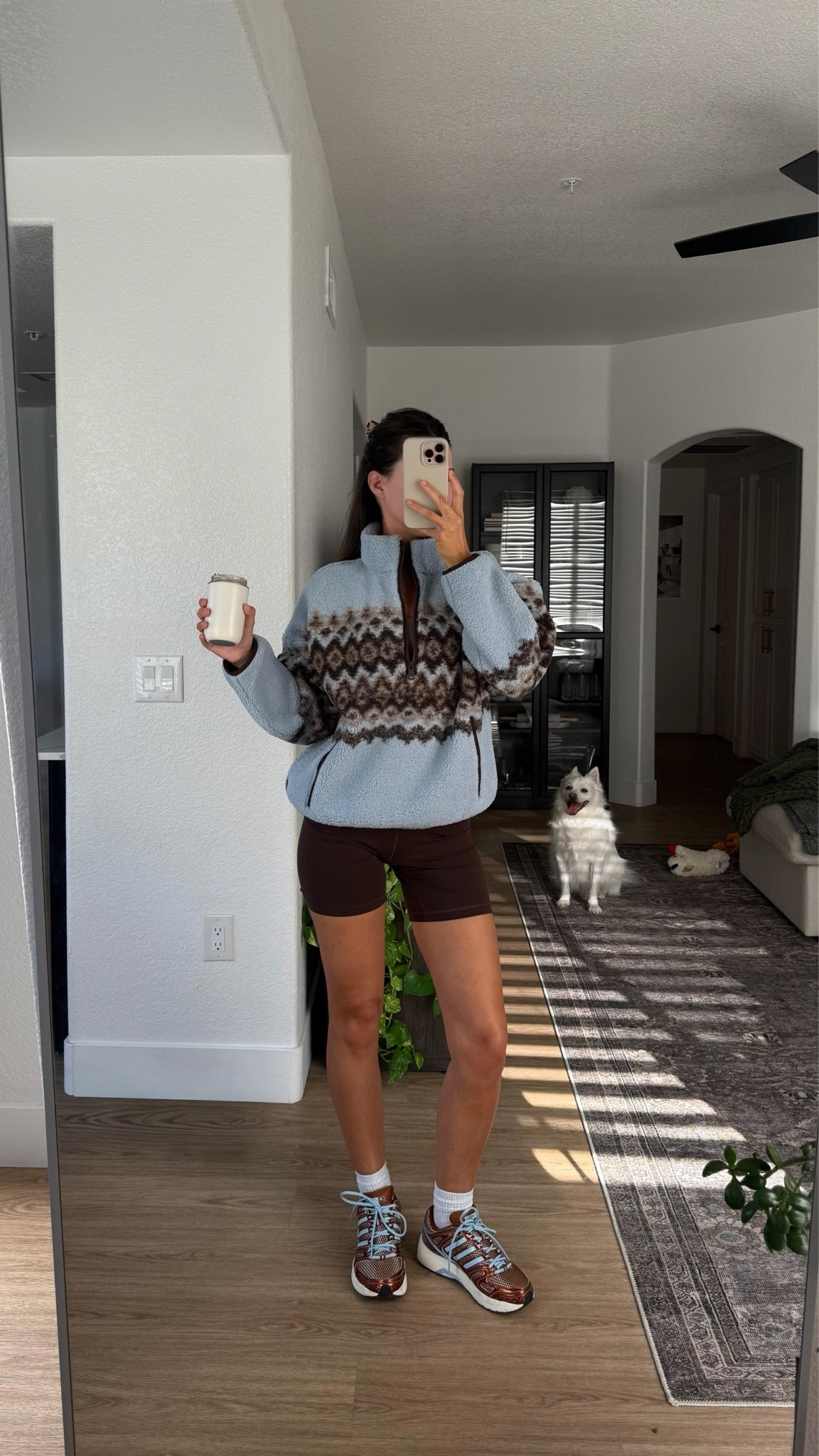 Morning walk outfit! I am 5’7” wearing size small in the fleece and set!

#LTKootd #LTKfitnessgoals #LTKSeasonal