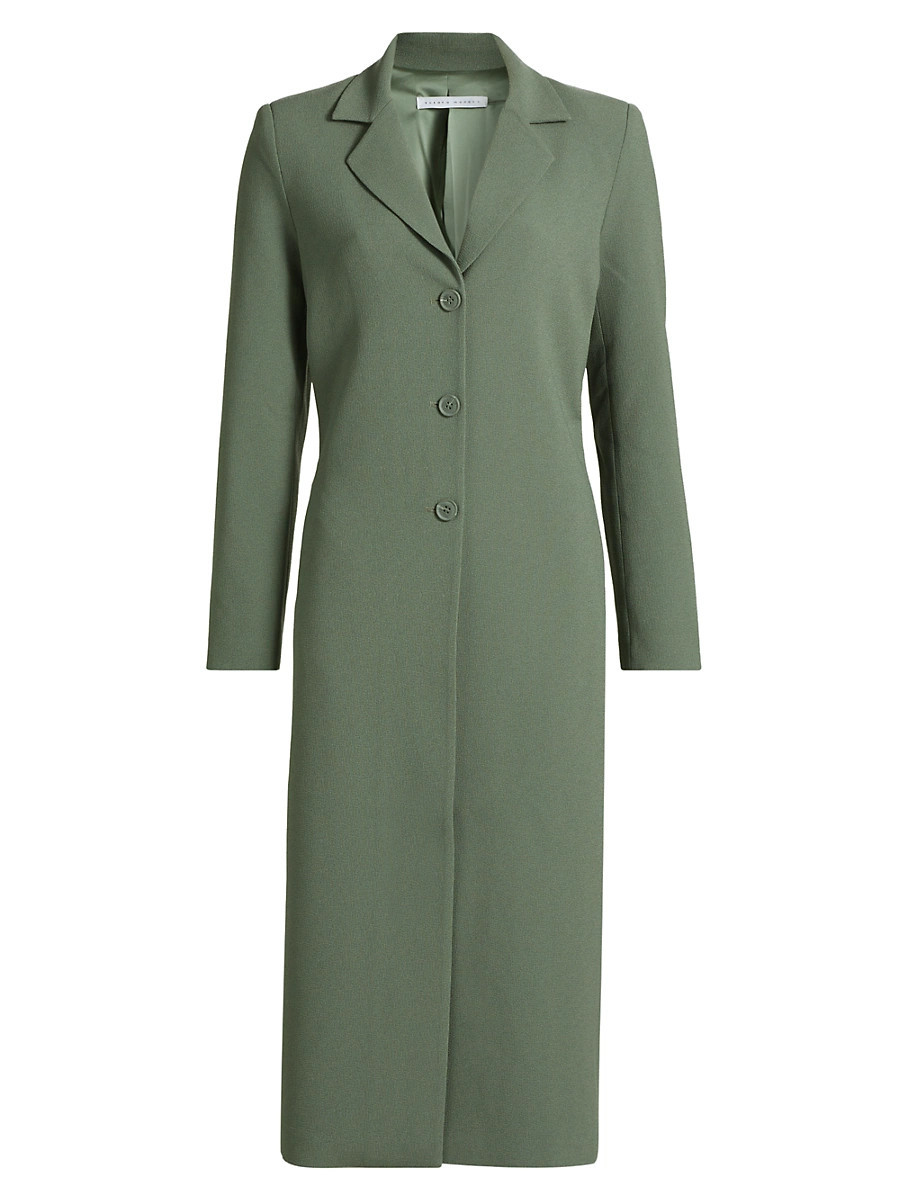 Women's Pebble Mid-Length Blazer - Slate - Size Medium | Saks Fifth Avenue