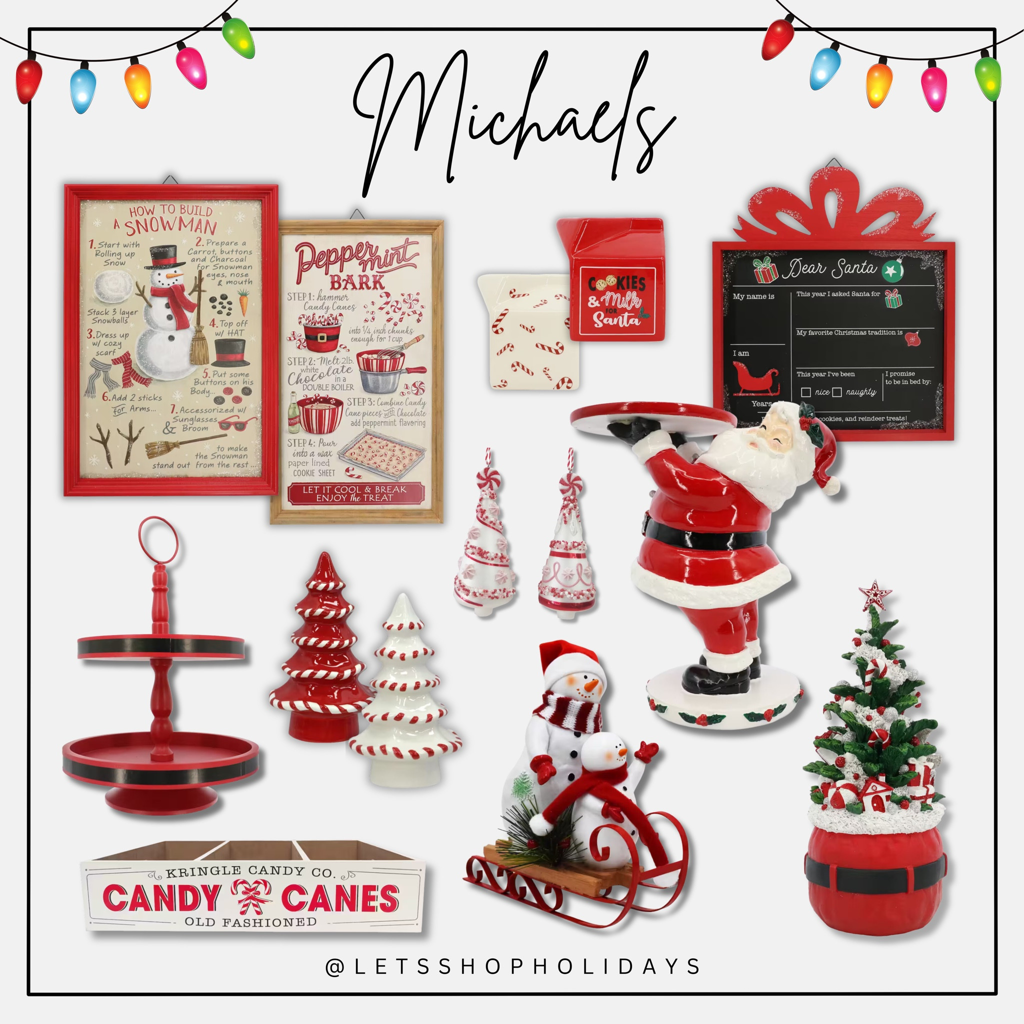 Michaels Christmas Collection, candy cane Christmas decor, home decor 

#LTKHoliday #LTKHolidaySale #LTKSeasonal