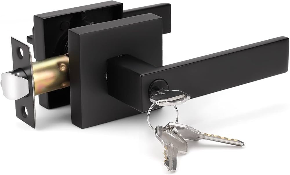 KNOBWELL Exterior, Heavy Duty Keyed Entry Door Handle Set(Not Keyed Alike) Entrance Handleset, Ma... | Amazon (US)