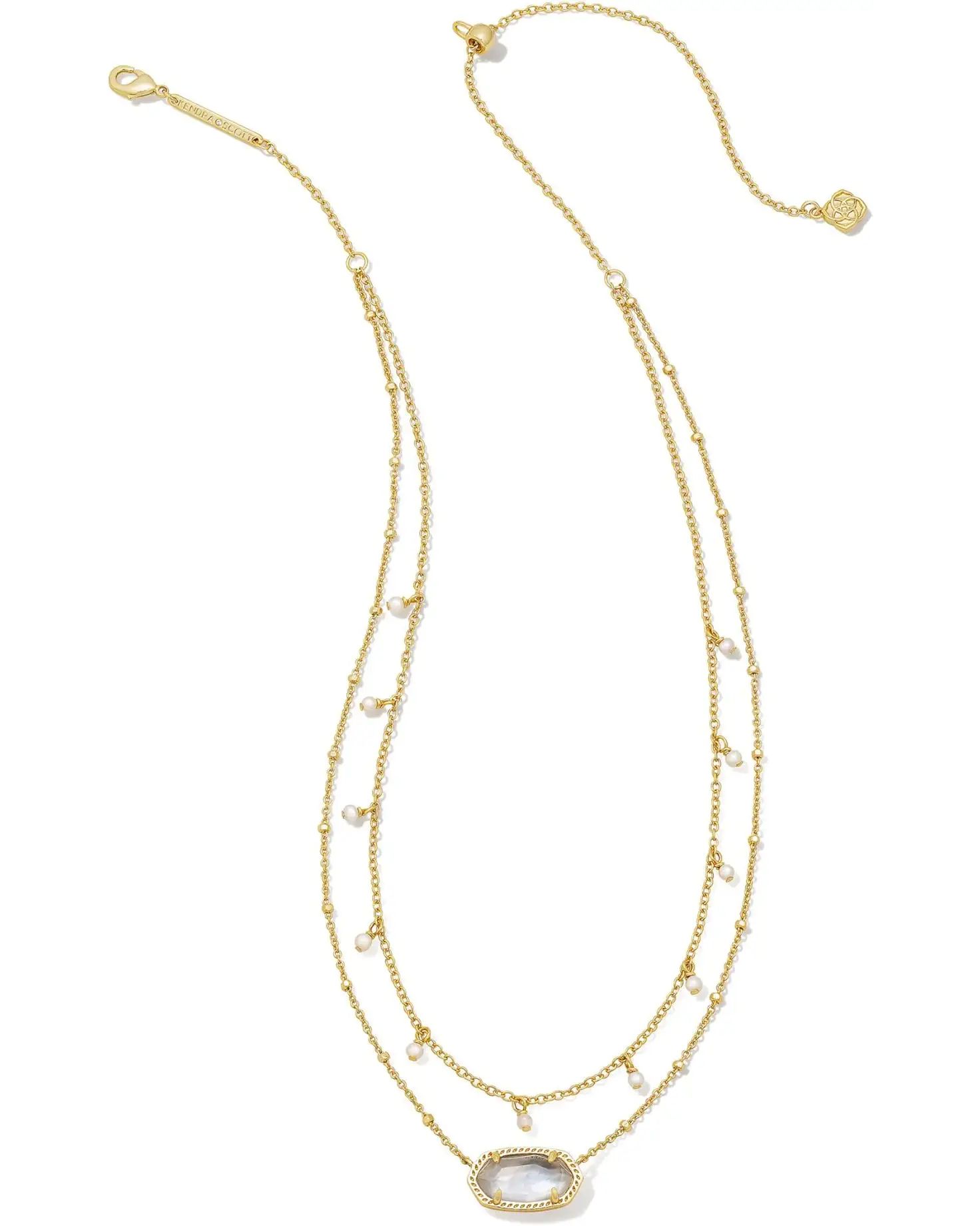 Kendra Scott Elisa Pearl Multi Strand Necklace | Zappos