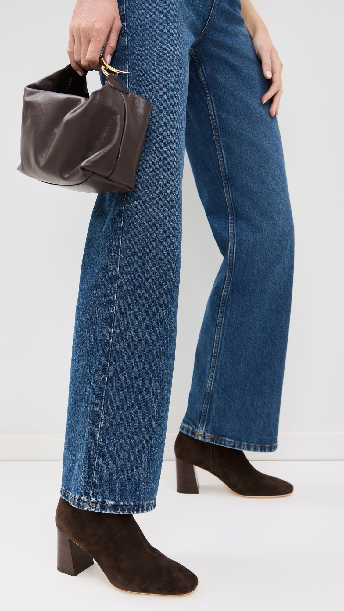 Elise Slim Ankle Booties with Block Heel | Shopbop