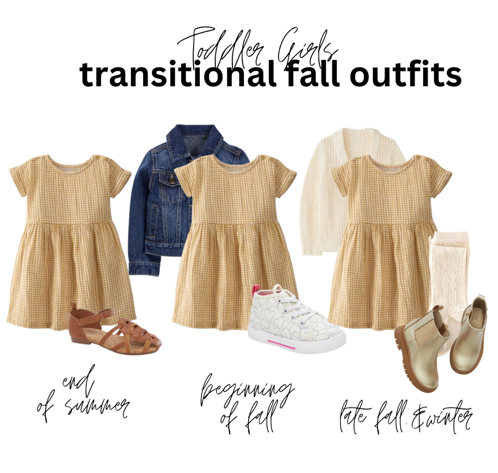 Cute toddler outfits to take you through all of fall’s temperatures! Capsule wardrobe inspiration. 

#LTKkids #LTKBacktoSchool #LTKfamily