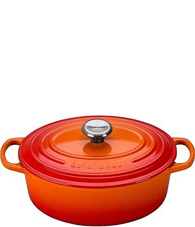 Le Creuset 5-Quart Signature Oval Dutch Oven with Stainless Steel Knob - 5 qt. | Dillard's