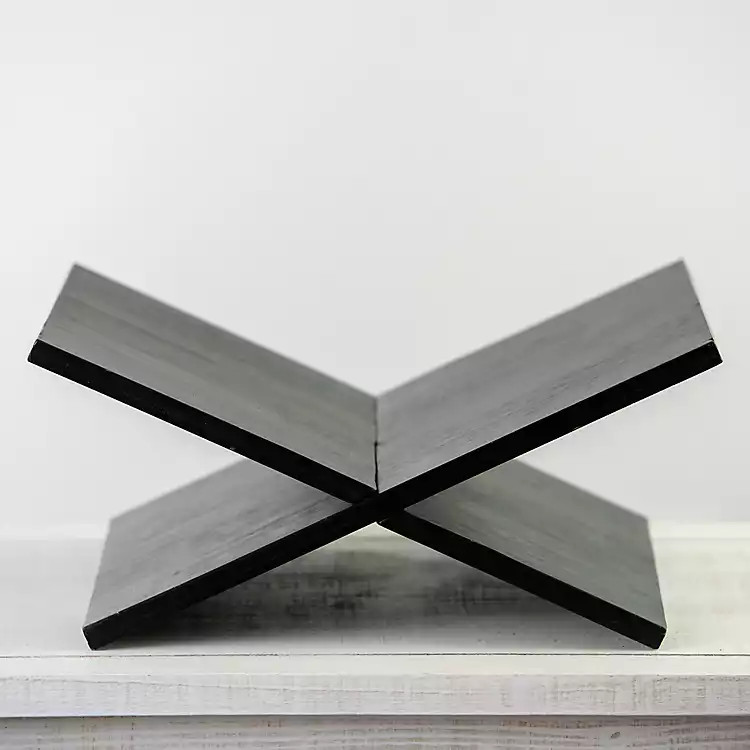 Black Wooden Book Holder | Kirkland's Home
