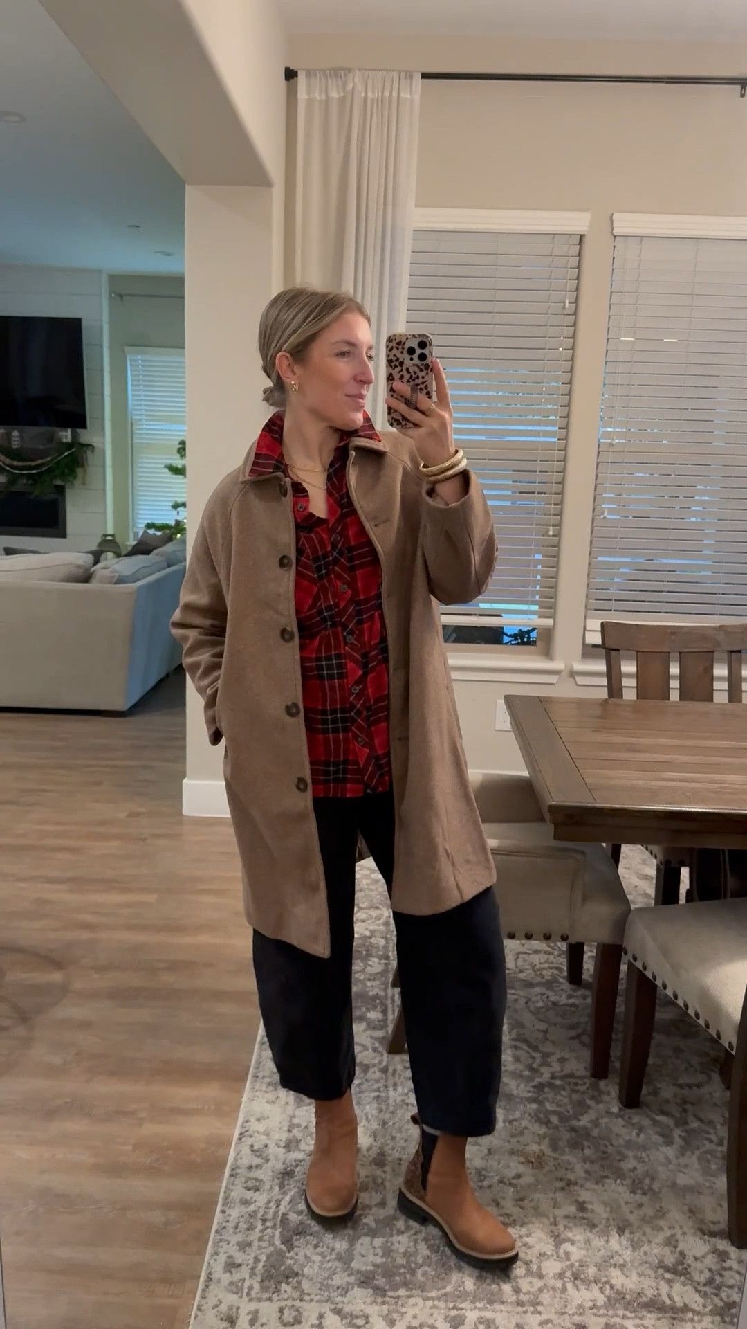 Easy relaxed layered look!!! Untucked collared shirt is always a good outfit combo!

#LTKSeasonal #LTKHoliday