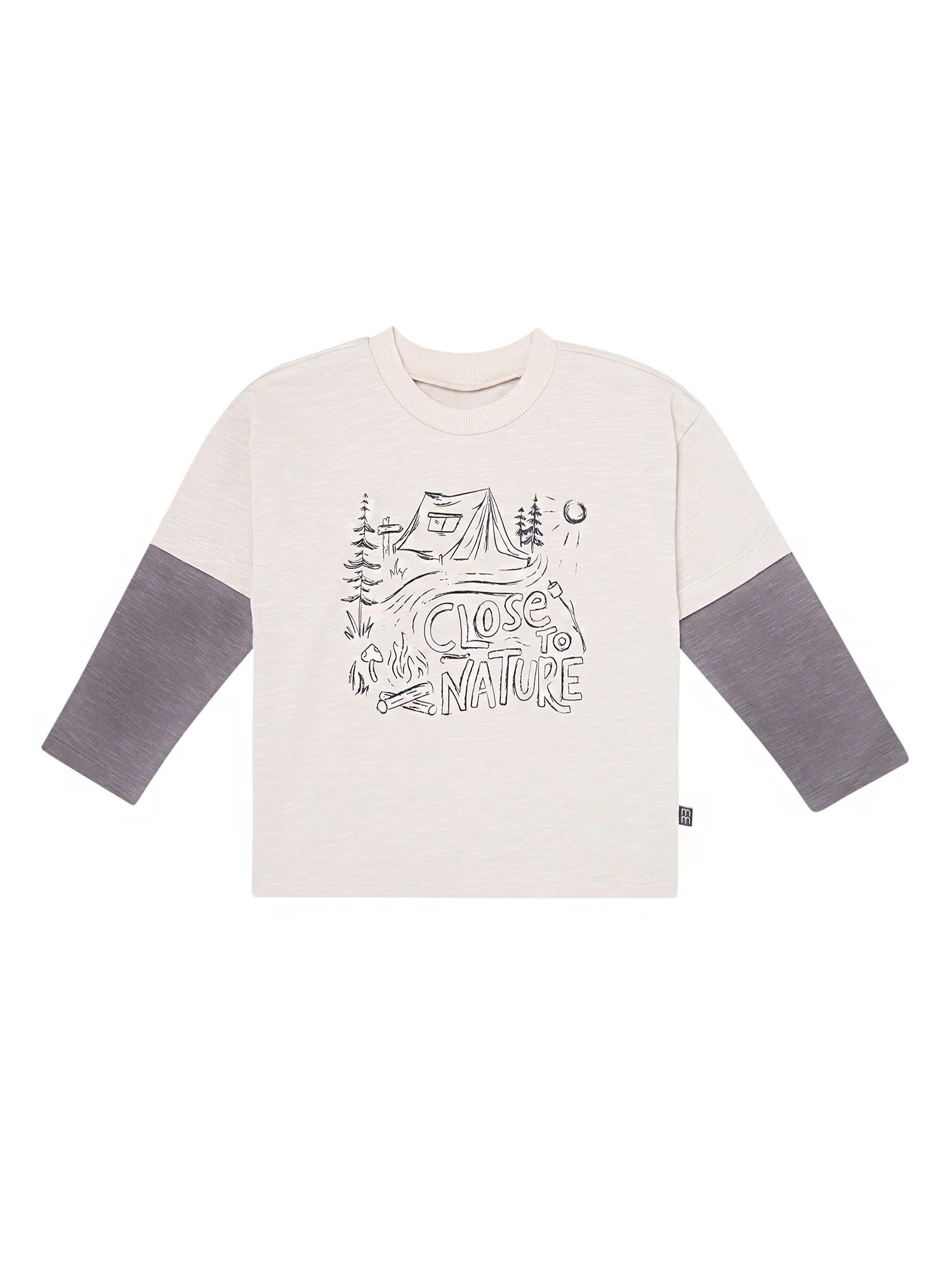 Modern Moments by Gerber Toddler Boy Organic Drop Shoulder Graphic Tee, Sizes 12 Months - 5T | Walmart (US)