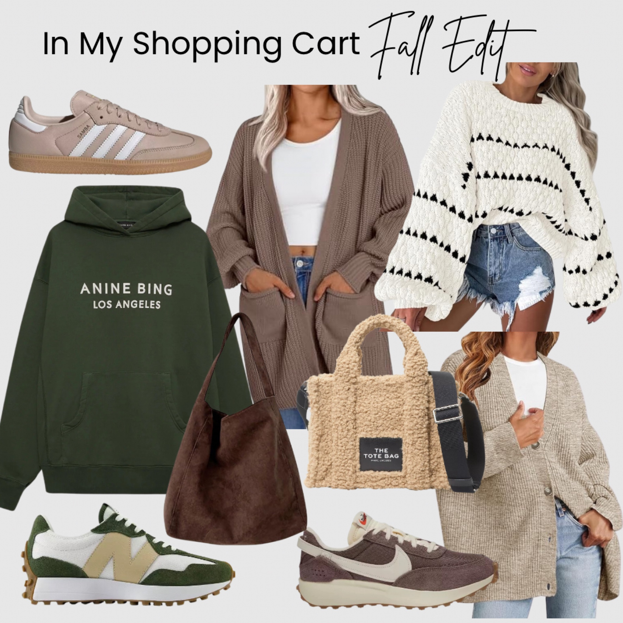 Fall Fashion, in my personal shopping cart. Fall staples, handbag, fall purse, fall sneakers, sweatshirt, cardigan, sweaters
#Cardigan #falloutfit #cozyoutfit #handbag #fallsneakers

#LTKOver40 #LTKSeasonal #LTKActive