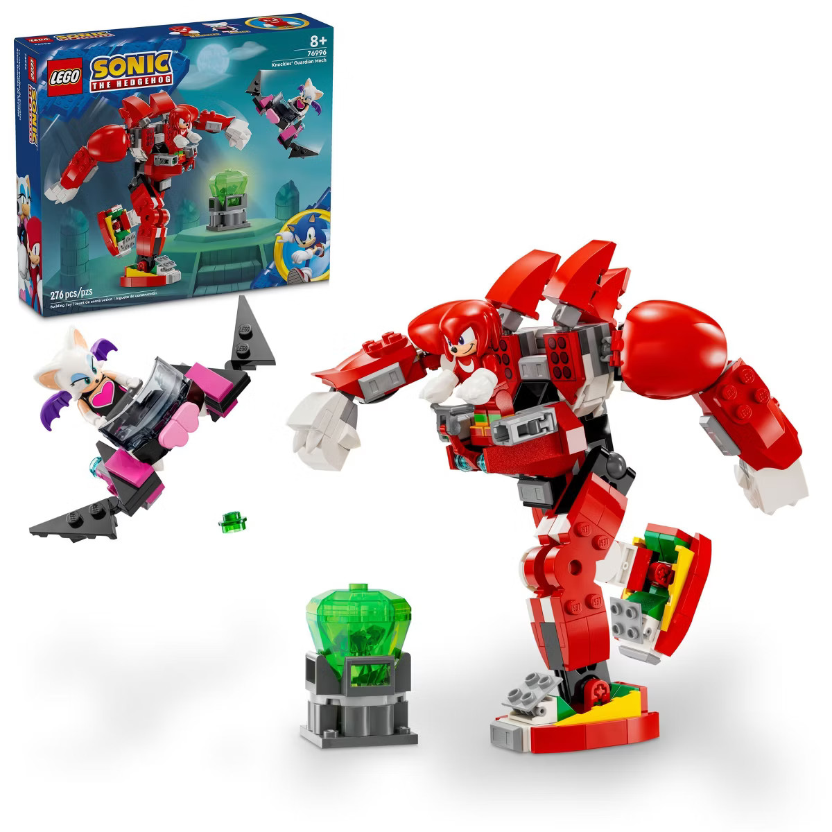 LEGO Sonic the Hedgehog Knuckles' Guardian Mech Building Toy Set 76996 | Target