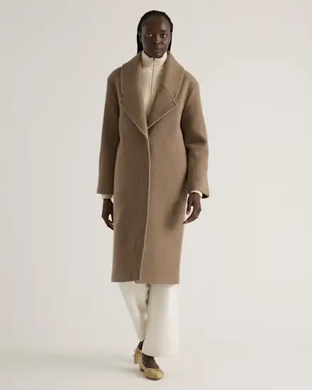 Italian Wool Double-Breasted Coat | Quince