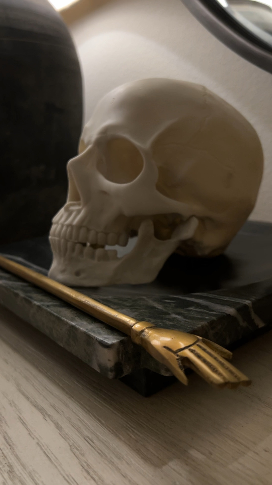 This realistic skull is one of my favorite pieces of Halloween decor.  Can be styled so many different ways no matter if you like spooky, Halloween chic, or super creepy 💀 And the price is 🙌



#LTKHome #LTKHalloween #LTKHoliday