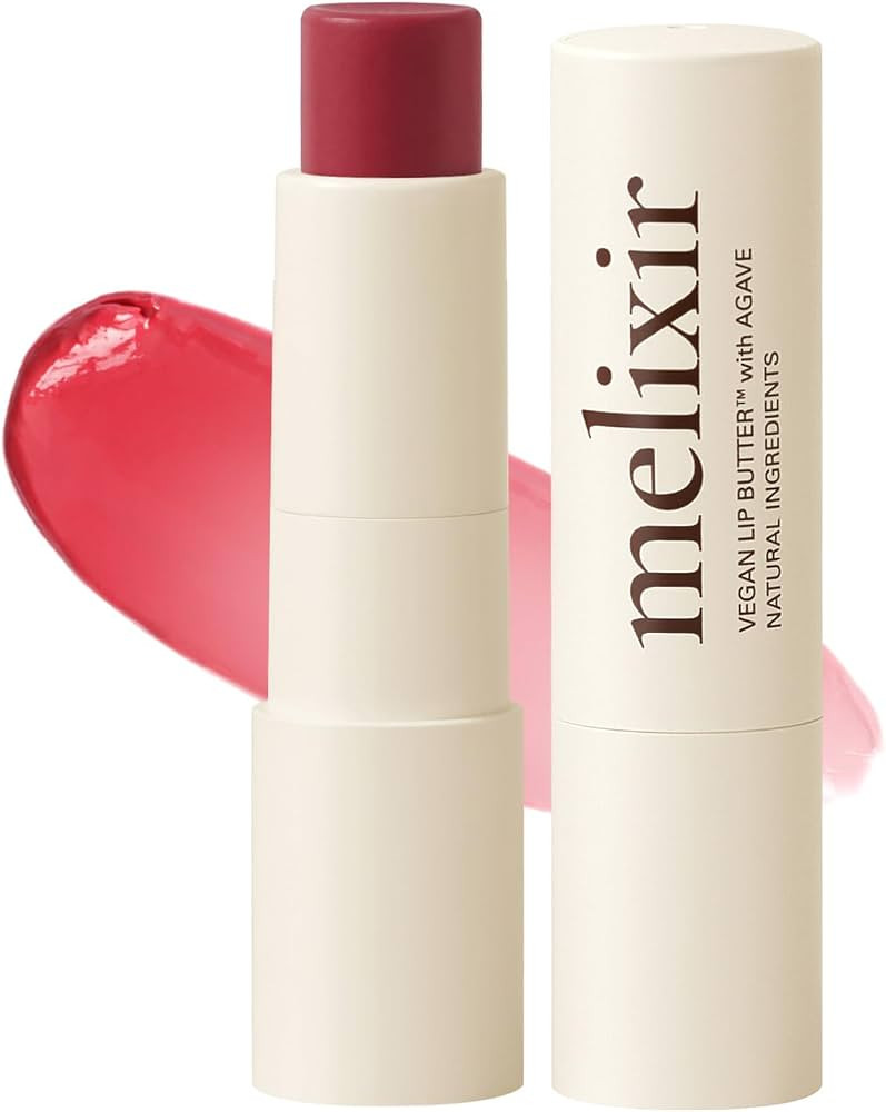 Melixir Vegan Lip Butter #10 Flutter(Tinted) (+11 more colors) 0.13oz, Bee Free, Petrolatum Free,... | Amazon (US)