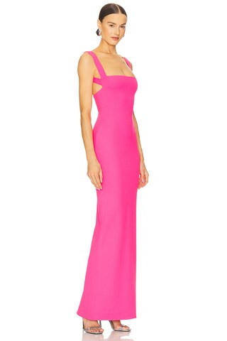SOLACE London Joni Maxi Dress in Magenta from Revolve.com | Revolve Clothing (Global)