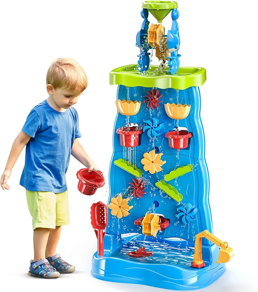 Amazon.com: Kids Waterfall Water Table Wall for Toddlers for 3 4 5 6 7 8 Years Old Boys Girls, 32... | Amazon (US)