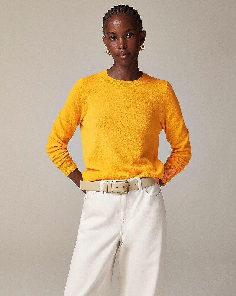 Cashmere classic-fit crewneck sweater | J. Crew US