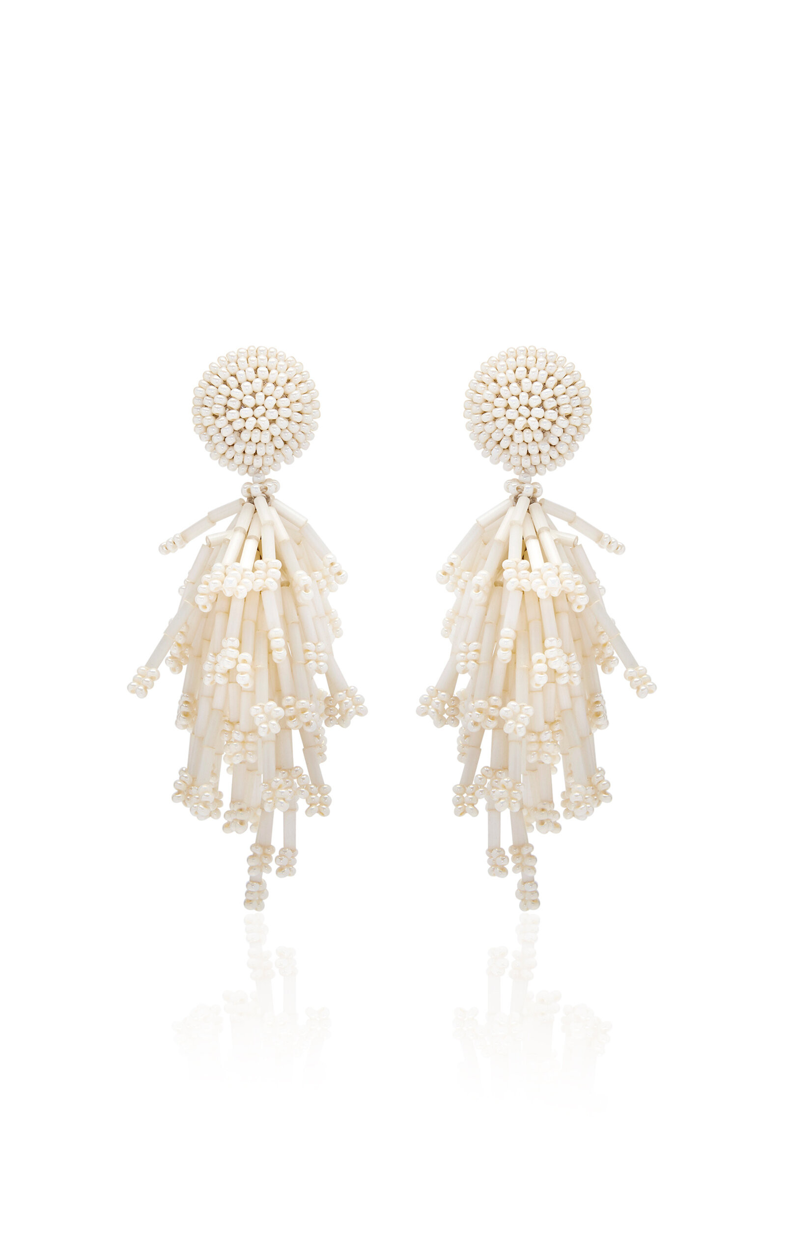 Fringed Tassel Clip-On Earrings | Moda Operandi (Global)