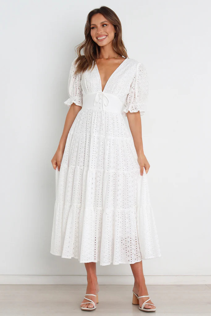 Louisa Dress - White | Petal & Pup (US)