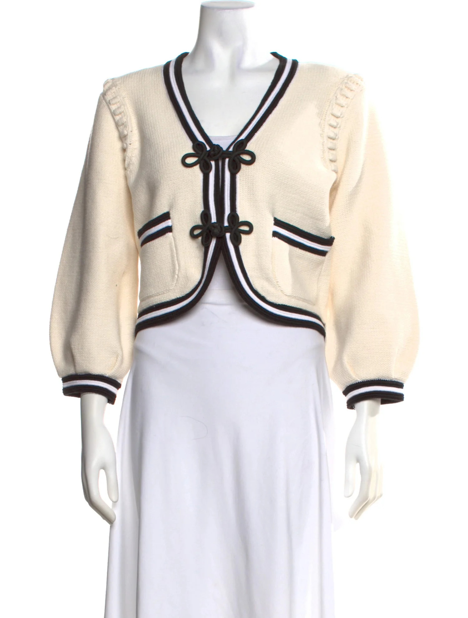 L'Agence V-Neck Sweater w/ Tags - Neutrals Knitwear, Clothing - WL3201711 | The RealReal | The RealReal