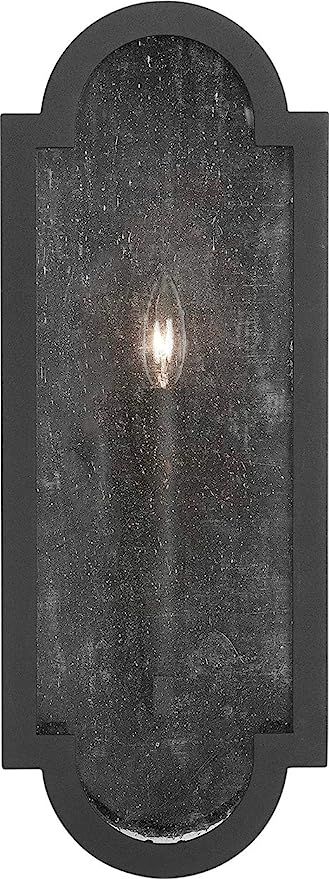 Capital Lighting 934511BK Monroe Antiqued Glass Outdoor Wall Sconce, 1-Light 60 Watt, 20"H x 8"W,... | Amazon (US)
