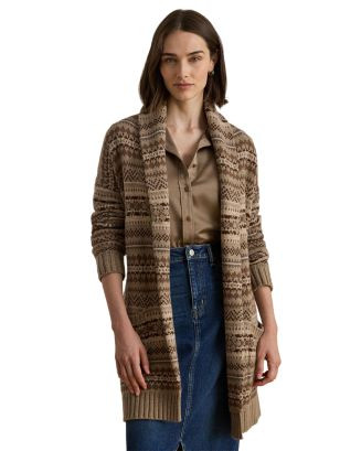 Fair Isle Belted Wool Blend Cardigan | Bloomingdale's (US)