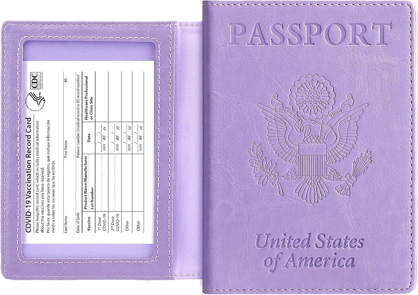 Passport Wallets Passport Covers, labato Upgraded Ultra Slim Design Passport Holder and Vaccine Card | Amazon (US)