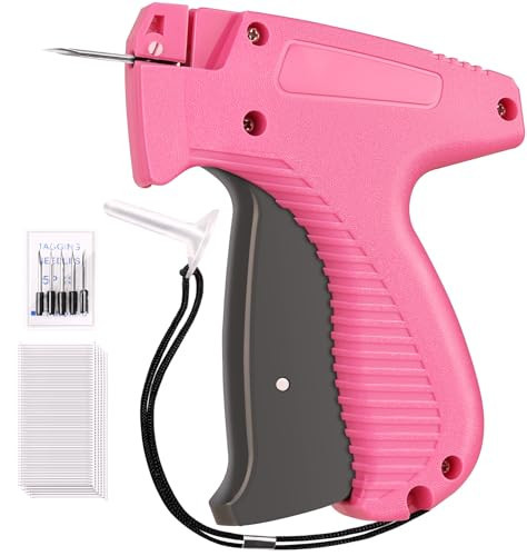 HABGP Tagging Gun for Clothing with 5 Needles Replacements and 2000 Fastener, (Not Stitch Gun) Handheld Price Tag Gun for Clothes, Garment Pricing Tagging Attacher Gun for Retail Fabric Only | Amazon (US)