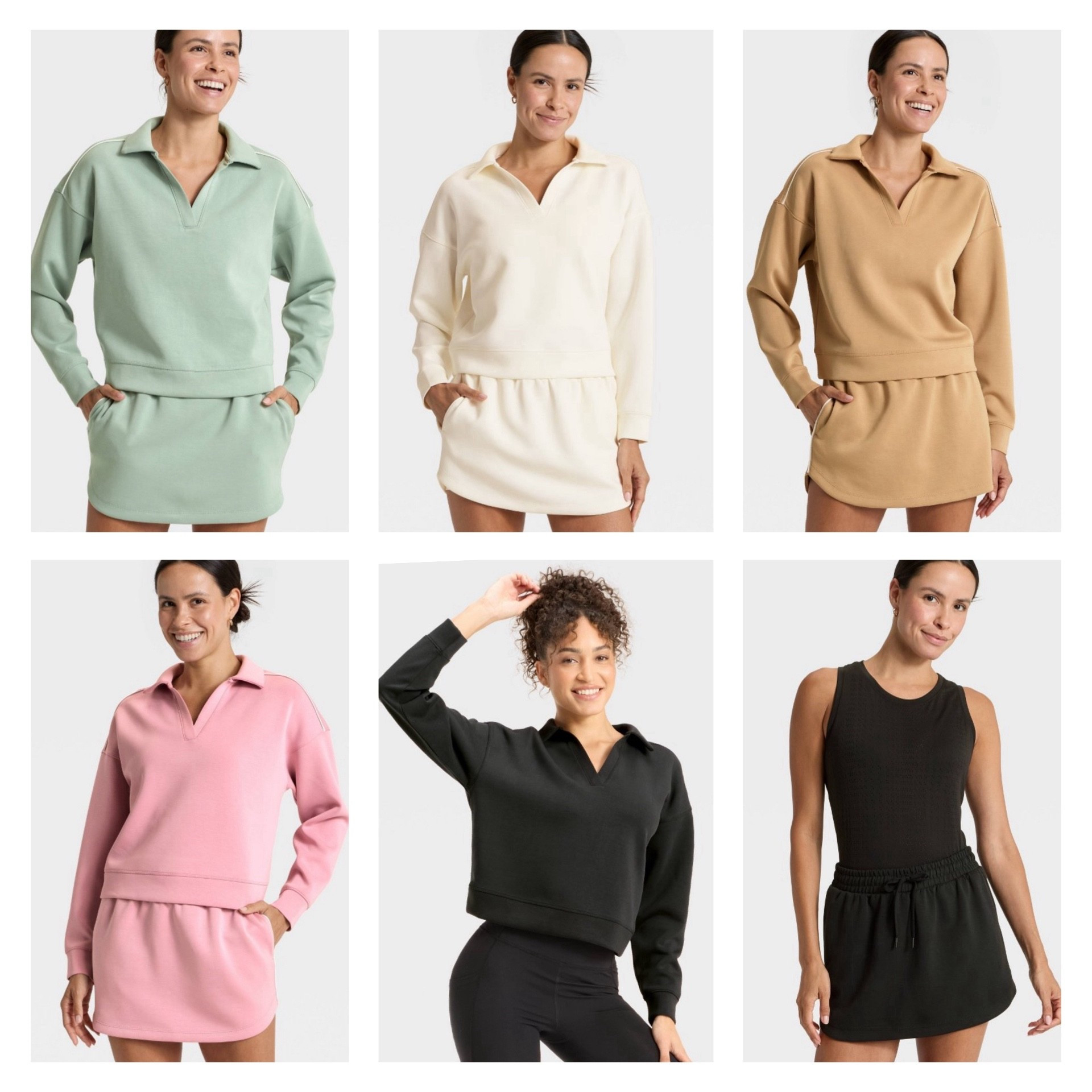 Target 🎯 LUXE for LESS!

These 2 piece polo / skirt sets are super soft and totally remind me of something you’d see from Spanx or Varley!

They also have coordinating matching tanks & shorts in the sage green and mauve colors!

🌷Cream, Tan
☀️Mauve
🍂 Sage Green, Tan
❄️ Black


#LTKStyleTip #LTKActive #LTKSeasonal