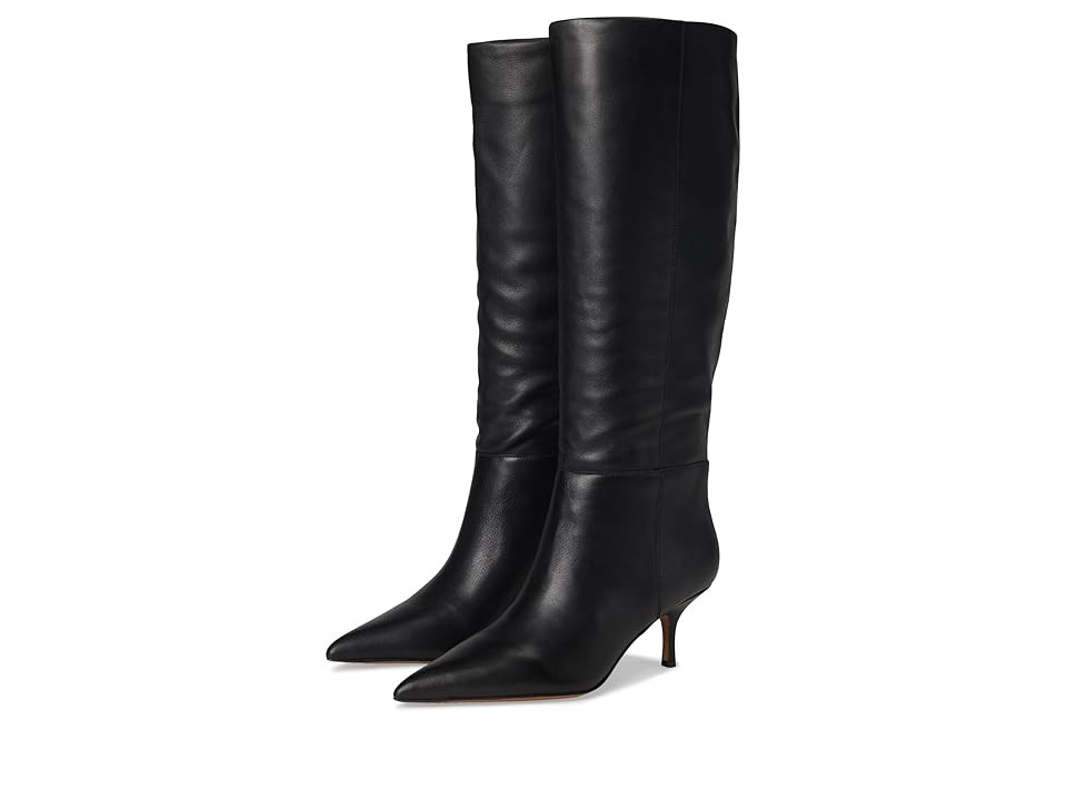 Vince Camuto Tansie Slouchy Knee High Boot Women's Boots Black : 5 M, Leather | Zappos