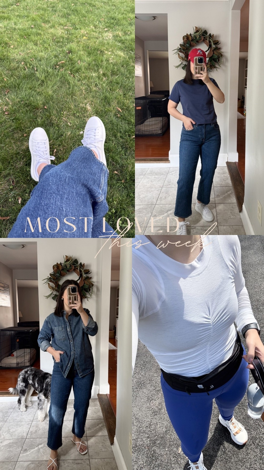 My most loved this week! 
Everyday white sneakers
Petite friendly cropped jeans
Basic tees
Denim shirt
Matching active set
Light active long sleeve
Athletic sneakers 

#LTKSeasonal #LTKPetite #LTKActive