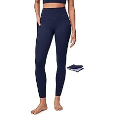 IUGA Compression Leggings with Pockets for Women Tummy Control Leggings No Front Seam Workout Hig... | Amazon (US)