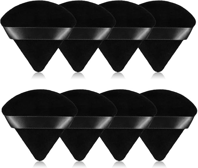 LIDENKORS Powder Puff, Powder Puff Face Triangle, Velour Powder Puff, 8 Pieces Setting Powder Puf... | Amazon (CA)
