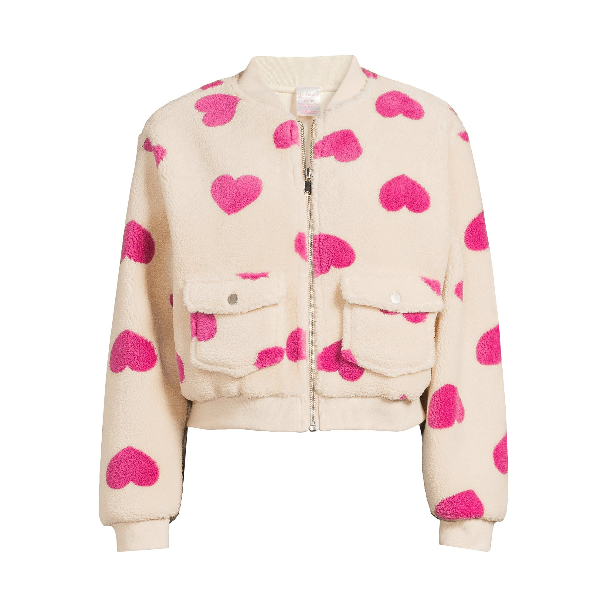 No Boundaries Juniors Bomber Jacket with Cargo Pockets | Walmart (US)