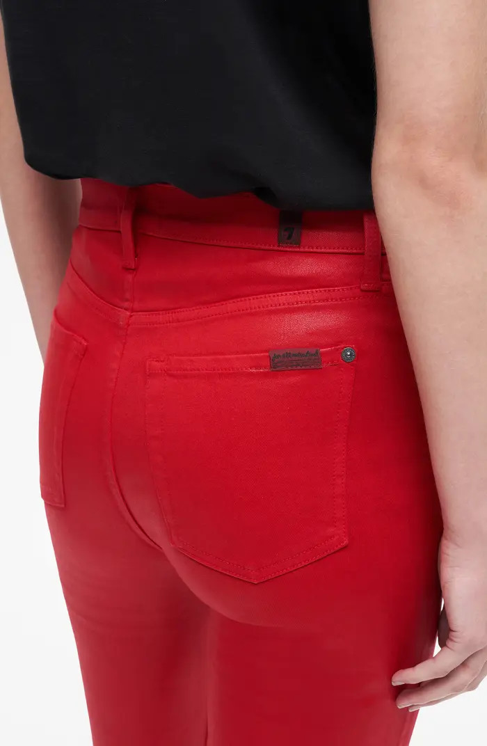 Coated High Waist Ankle Skinny Jeans | Nordstrom