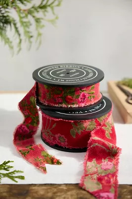 Floral Velvet Ribbon | Terrain