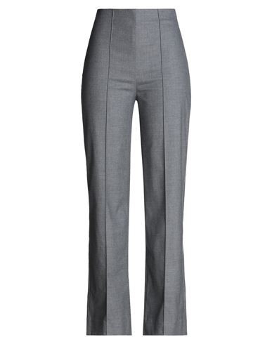 Edited Mieke Trousers Woman Pants Grey Size 8 Recycled polyester, Viscose, Polyester, Elastane | YOOX (US)