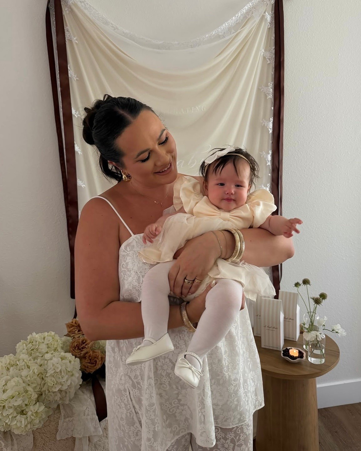 What we wore for Phoenix’s sip & see - loving anything lace for spring and summer!

#LTKootd #LTKBaby #LTKSeasonal
