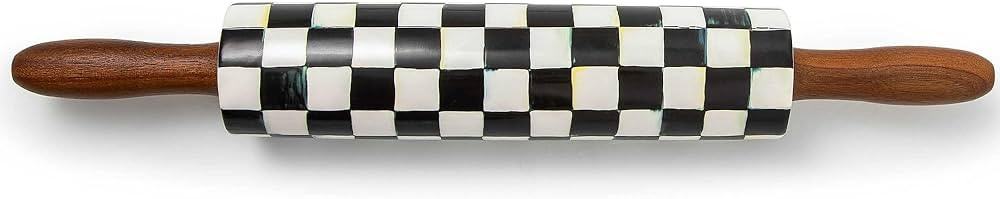 MACKENZIE-CHILDS Rolling Pin, Decorative Roller Pin for Baking, Cute Baking Supplies, Black-and-W... | Amazon (US)