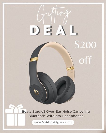 Great gift deal on these Beats studio3 noise cancelling headphones! Shop now for $200 off! 

#LTKHoliday #LTKsalealert #LTKGiftGuide