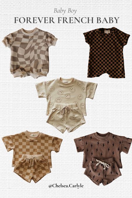 The cutest baby boy clothes from Forever French Baby 😍 I love the modern, casual, gender neutral newborn and toddler styles from FFB for both boys and girls.

#LTKkids #LTKunder50 #LTKbaby