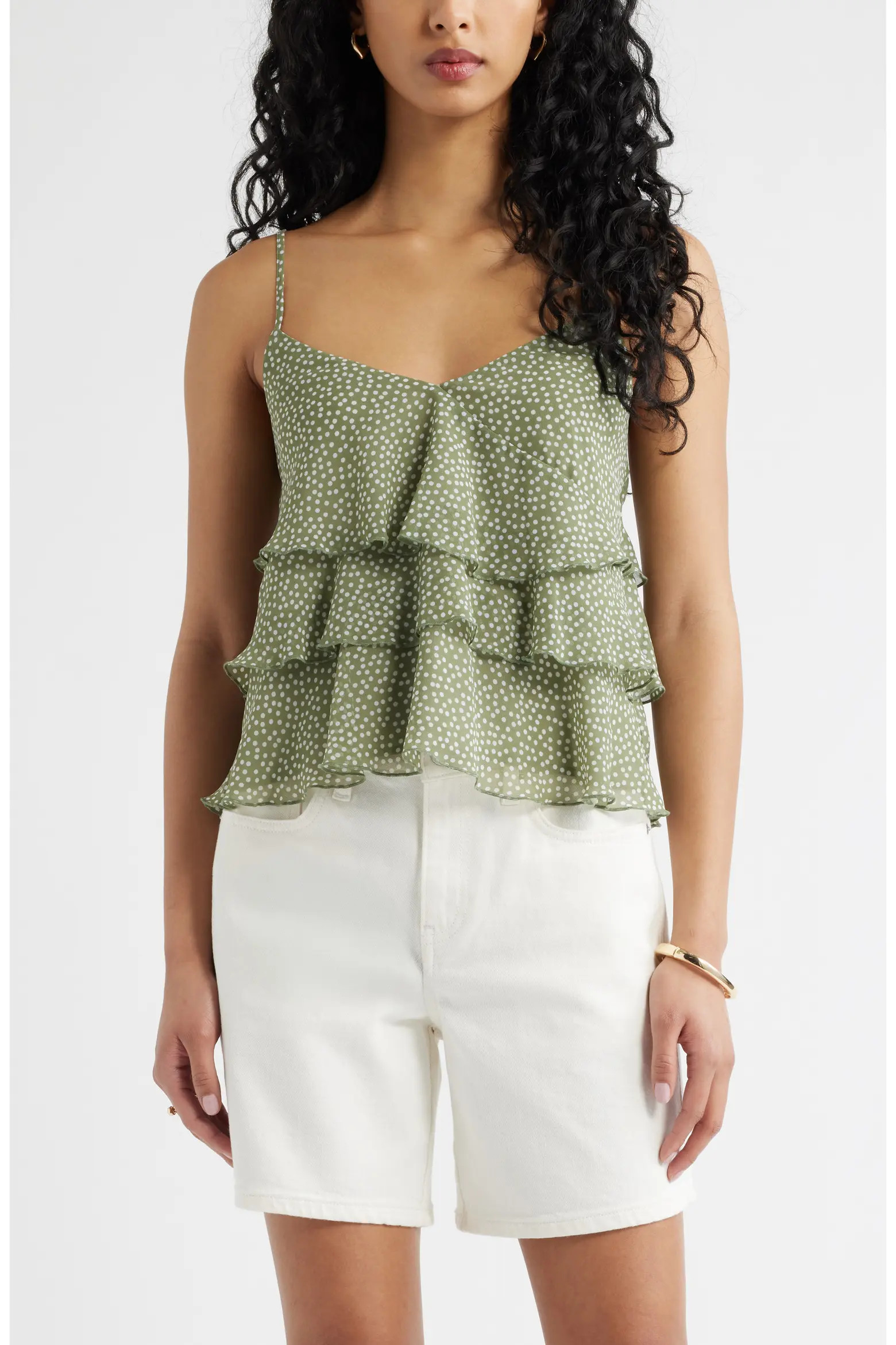 Ruffle Tiered Camisole (Women) | Nordstrom | Nordstrom