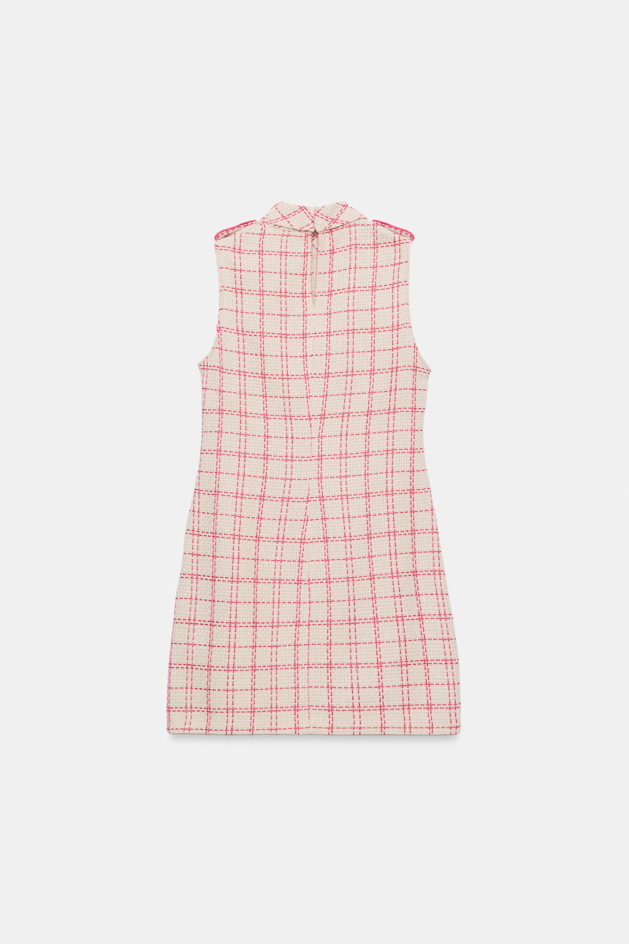SHORT TEXTURED DRESS | Zara US