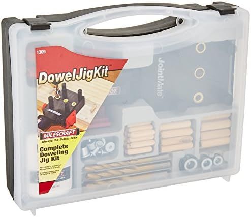 Milescraft 1309 DowelJigKit - Complete Doweling Kit with Dowel Pins and Bits | Amazon (US)