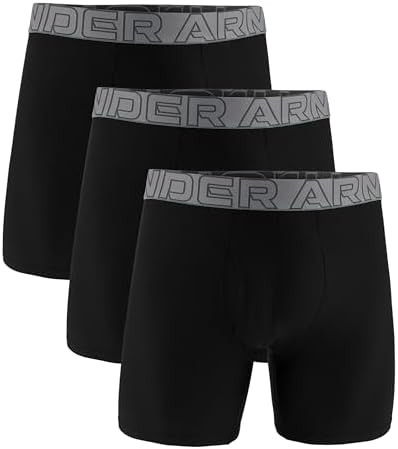 Under Armour mens Multi-pack Performance Tech Mesh Boxerjock Brief, 6" Inseam, All-day Comfort | Amazon (US)